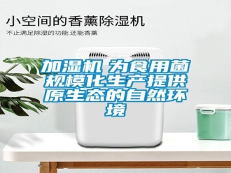 行業(yè)新聞加濕機(jī)　為食用菌規(guī)?；a(chǎn)提供原生態(tài)的自然環(huán)境