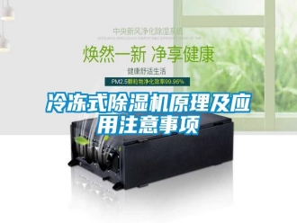行業(yè)新聞冷凍式除濕機(jī)原理及應(yīng)用注意事項(xiàng)