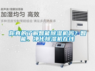 行業(yè)新聞你真的了解智能除濕機嗎？智能、凈化除濕機在線