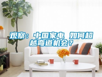 常見問題觀察：中國家電 如何超越彎道機(jī)會(huì)？