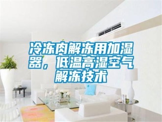 行業(yè)新聞冷凍肉解凍用加濕器，低溫高濕空氣解凍技術(shù)
