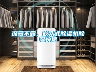 知識百科深藏不露，嵌入式除濕機除濕快速