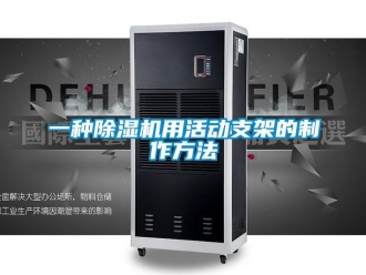 行業(yè)新聞一種除濕機用活動支架的制作方法