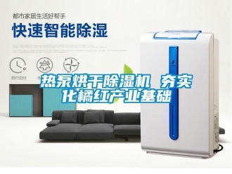 行業(yè)新聞熱泵烘干除濕機(jī) 夯實(shí)化橘紅產(chǎn)業(yè)基礎(chǔ)