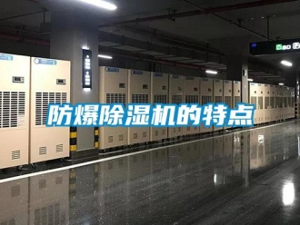 企業(yè)新聞防爆除濕機的特點